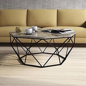 Masuta de cafea, reviste Trendy Diamant Marmura alba