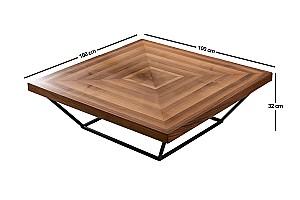 Masuta de cafea, reviste Trendy Cora Nuc (Maro)