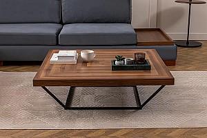 Masuta de cafea, reviste Trendy Cora Nuc (Maro)