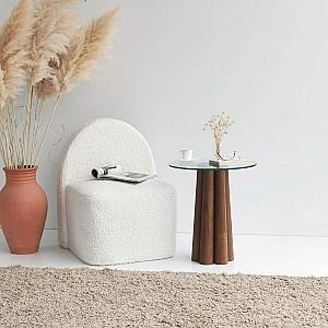 Masuta de cafea, reviste Trendy Pianeta Nuc (Maro)