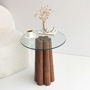 Masuta de cafea, reviste Trendy Pianeta Nuc (Maro)