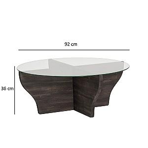 Masuta de cafea, reviste Trendy Amfora Antracit (Gri)