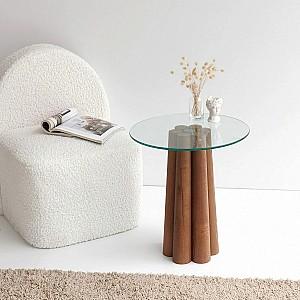 Masuta de cafea, reviste Trendy Pianeta Nuc (Maro)