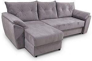 Canapea coltar Aurus Viva 256x150 cm (tick-tac) Gri-Violet