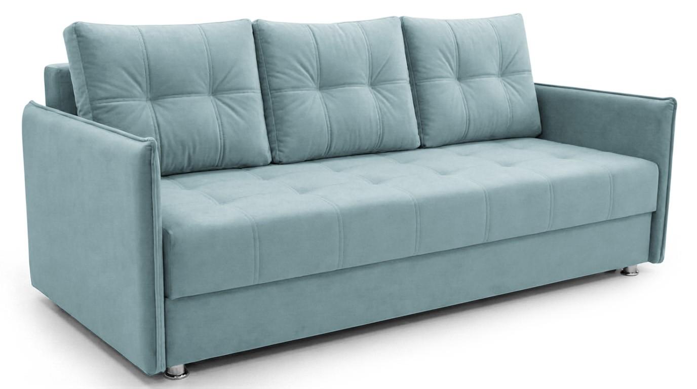 Canapea Aurus Lyia 210 cm (tick-tac) Albastru Deschis