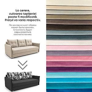 Canapea Aurus Lyia 210 cm (tick-tac) Albastru Deschis