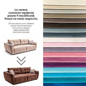 Canapea Aurus Harmony 250 cm (tick-tac) Gri