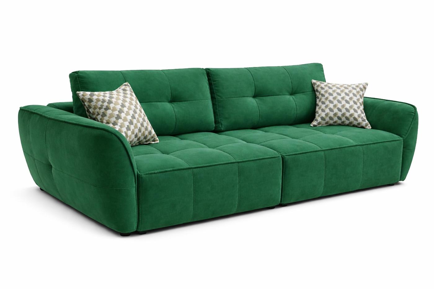 Canapea Aurus Harmony 250 cm (tick-tac) Verde