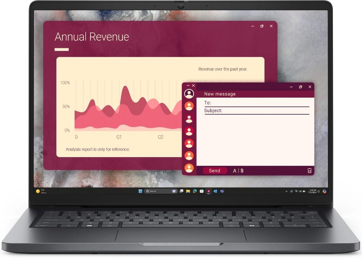 Laptop DELL Pro 14 Platinum silver (1018704174)