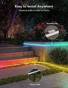 Iluminare inteligenta GOVEE RGBIC Outdoor Neon Strip Lights