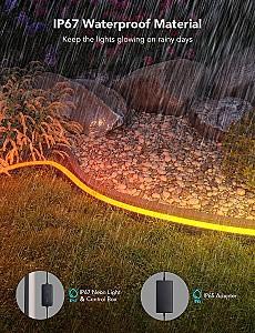 Iluminare inteligenta GOVEE RGBIC Outdoor Neon Strip Lights