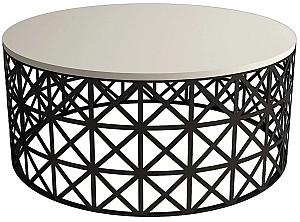 Masuta de cafea, reviste Trendy Selin Metal Ferforje Crem (Bej)