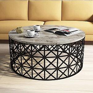 Masuta de cafea, reviste Trendy Selin Marmura alba