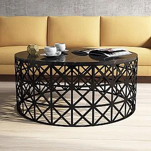 Masuta de cafea, reviste Trendy Selin Marmura neagra