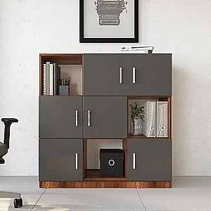 Comoda Trendy VO7-BA Nuc (Maro)/Antracit (Gri)