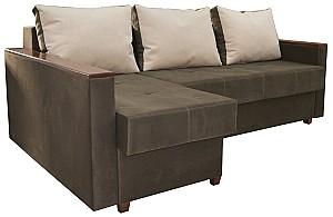 Canapea coltar Viitorul Odihna D (lat.lunga) Stejar Deschis / Cabrio Nr.20 Maro-Gri