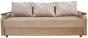 Canapea Viitorul Odihna D (cotiere lemn) Stejar Deschis / Tenerife Bej