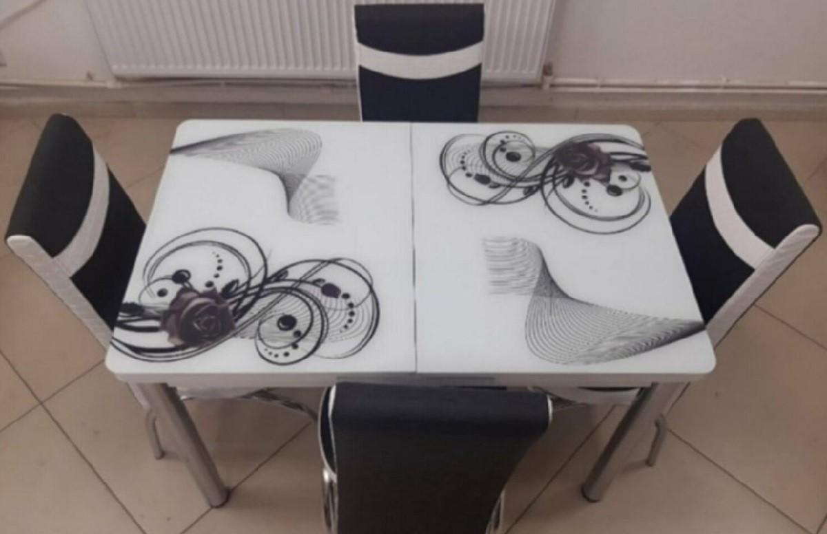 Set de masa si scaune Kelebek ES-28 (4 scaune)