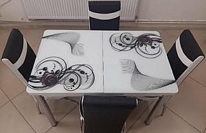 Set de masa si scaune Kelebek ES-28 (4 scaune)