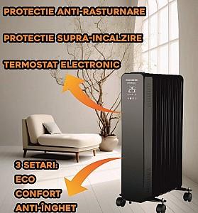 Calorifer electric cu ulei HAUSBERG HB-8950NG