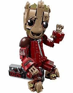 Constructor LEGO Marvel: Costumul Ravager Groot (76341)