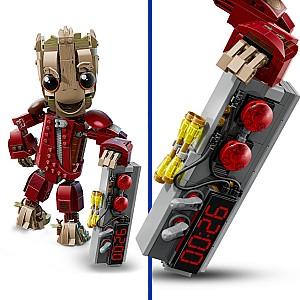 Constructor LEGO Marvel: Costumul Ravager Groot (76341)
