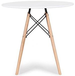 Masa Modern Home KJZB200-80 Alb/Lemn ( Bej)