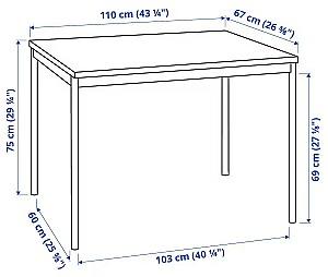Masa IKEA Sandsberg 110x67 Negru