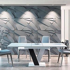 Masa Prospero Masiv White Gloss/Black Gloss