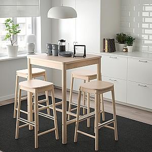 Masa IKEA Ronninge 75x75 Mesteacan