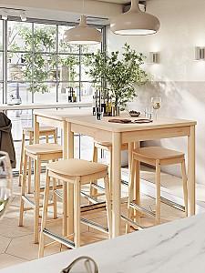 Masa IKEA Ronninge 75x75 Mesteacan