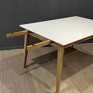Masa MobiCasa Oslo 120 Alb/Natural(Maro)