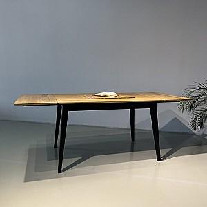 Masa MobiCasa Oslo 120 Natural(Maro)/Wenge(Negru)