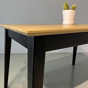 Masa MobiCasa Oslo 120 Natural(Maro)/Wenge(Negru)