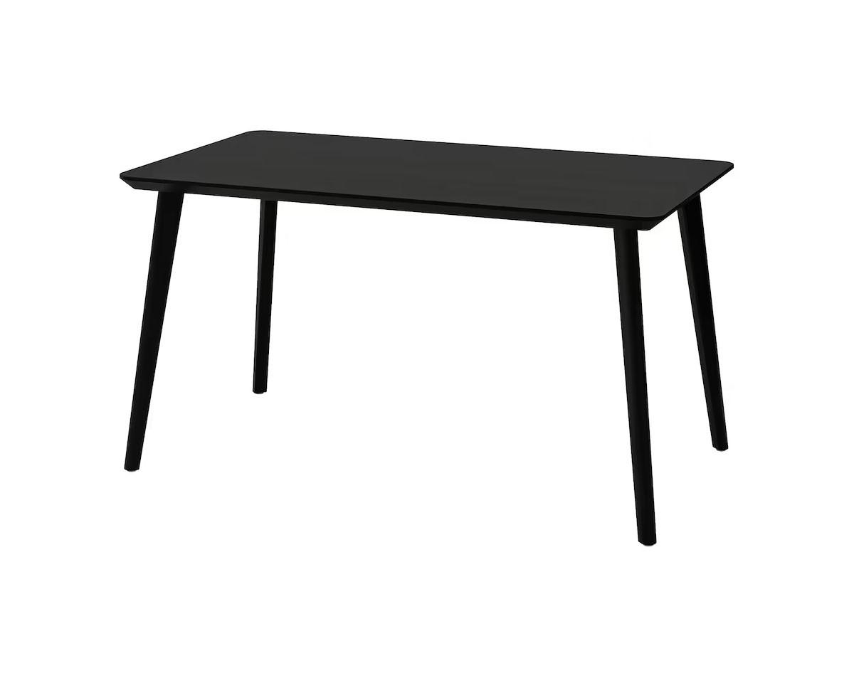 Masa IKEA Lisabo black 140x78 cm