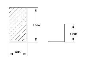Paravan de dus VLM H200 Chrome