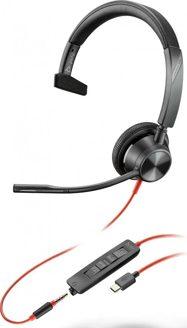 Casti Poly Blackwire 3315 USB-C