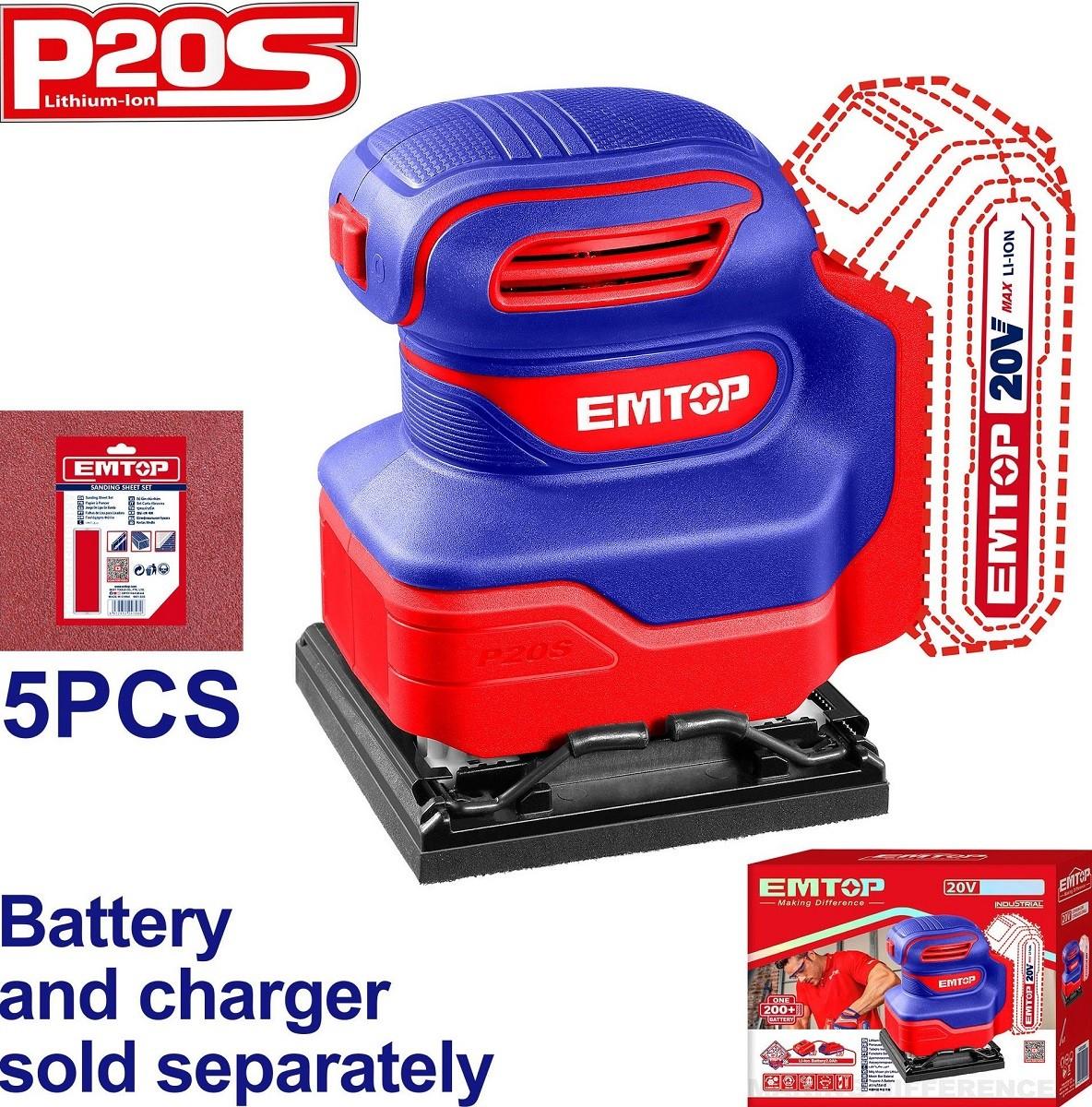 Slefuitor cu vibratii Emtop ELSHS2014