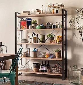 Etajera Trendy Cosmo Fix Pin atlantic (Maro)/Negru