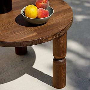 Masuta de cafea, reviste Trendy Ida 60 Nuc (Maro)