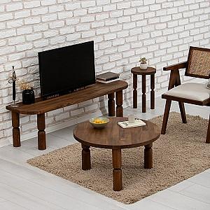 Masuta de cafea, reviste Trendy Ida 60 Nuc (Maro)