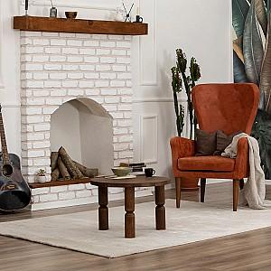 Masuta de cafea, reviste Trendy Ida 60 Nuc (Maro)