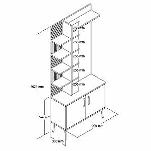 Antreu Trendy Viyana D Alb/Auriu