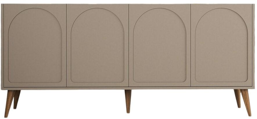 Comoda Trendy Lyon 81 Atlas (Bej)/Nuc (Maro)