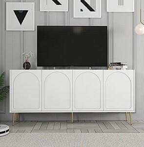 Comoda Trendy Lyon 80 Alb/Auriu