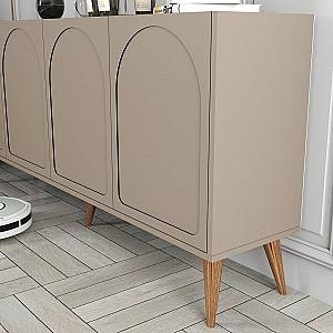 Comoda Trendy Lyon 81 Atlas (Bej)/Nuc (Maro)
