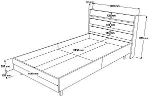 Pat copii Trendy ON13-W Alb