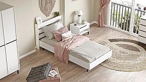 Pat copii Trendy ON13-W Alb