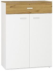 Dulap pentru incaltaminte Sokme Barcelona 2D/1S Stejar Artizan / Alb