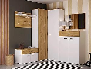 Dulap colt Sokme Barcelona 2D Stejar Artizan / Alb